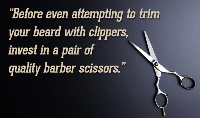 scissors laid on table