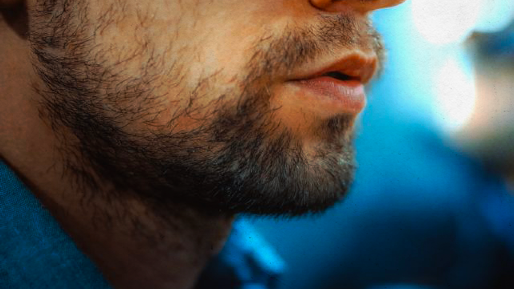 man with black beard